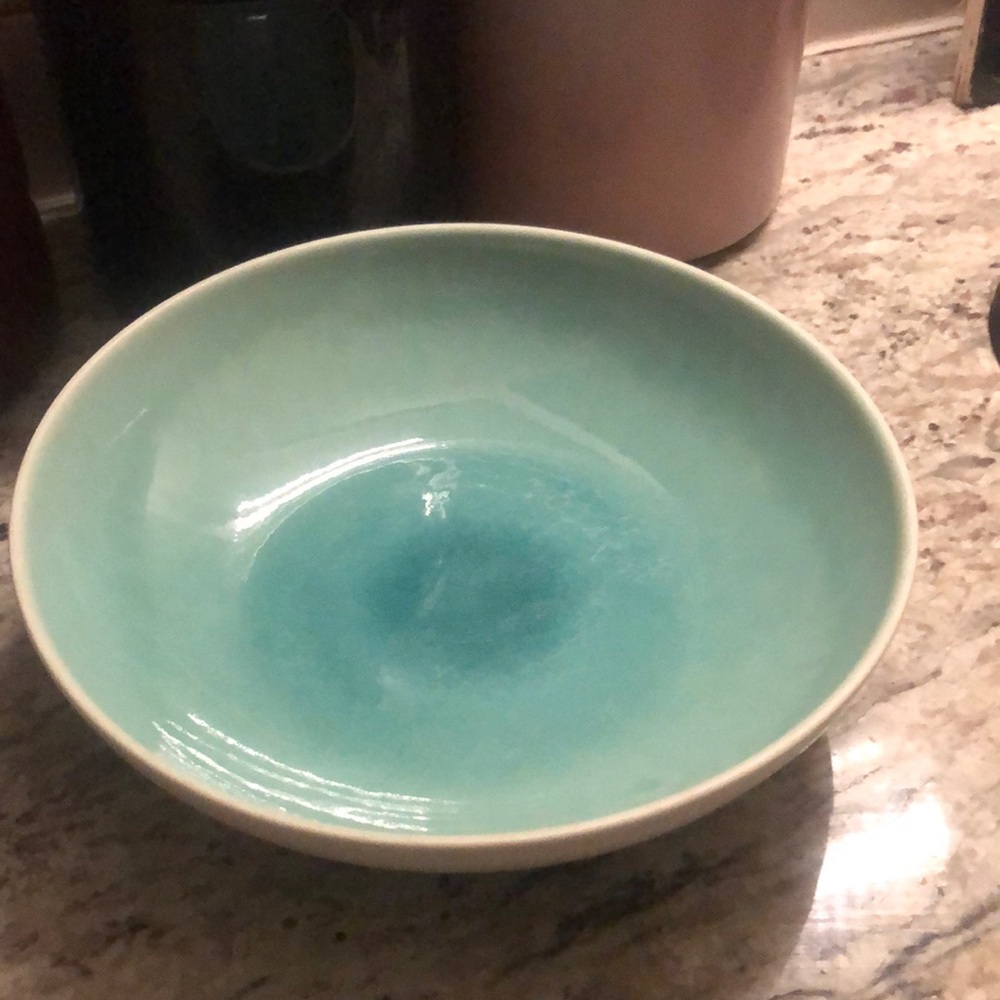 jars tourron individual pasta bowl jade color